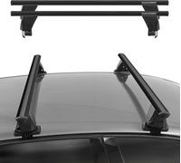 Menabo Barres de toit pour Renault Koleos 2008-2016 ABE Alu noir 2x