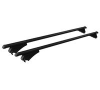 MENABO Barres de toit Tiger en alu noires compatibles avec Land Rover pour Range Rover Evoque ab11 barres de toit relevées
