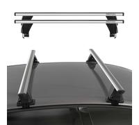 Menabo Barres de Toit Transversales Compatible avec Toyota Yaris 2011-2020 Gris TUV 2X