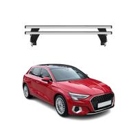 Menabo Barres de toit Transversales pour Audi A3 8Y Sportback 2020-2026 Gris 2x