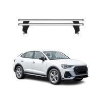 Menabo Barres de toit Transversales pour Audi Q3 F3 Sportback 2019-2025 Gris 2x