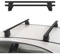 Menabo Barres de toit transversales pour BMW M2 F87 Coupe 2017-2024 ABE Alu Noir