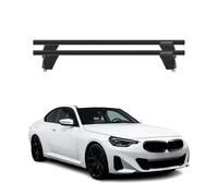 Menabo Barres de toit Transversales pour BMW Série 3 G20 2019-2026 Alu Noir 2x