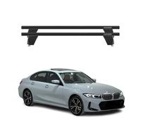 Menabo Barres de toit transversales pour BMW Série 3 G20 G80 2019-2026 Alu Noir