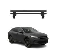 Menabo Barres de toit Transversales pour Dodge Hornet 2023-2025 Alu Noir 2x