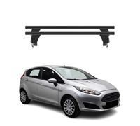 Menabo Barres de toit Transversales pour Ford Fiesta VI 2013-2017 Alu Noir ABE