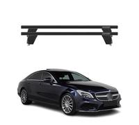 Menabo Barres de toit Transversales pour Mercedes CLS C218 2010-2018 Alu Noir
