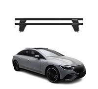 Menabo Barres De Toit Transversales pour Mercedes EQE V295 2022-2025 Noir Alu