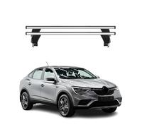 Menabo Barres de toit transversales pour Renault Arkana 2019-2026 Alu Gris 2x