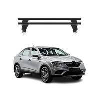 Menabo Barres de toit transversales pour Renault Arkana 2019-2026 Alu Noir 2x