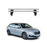 Menabo Barres de toit Transversales pour Skoda Scala 2019-2026 Alu Gris 2x ABE