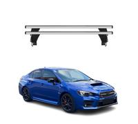 Menabo Barres de toit Transversales pour Subaru WRX STI 2017-2021 Gris ABE 2x