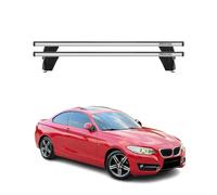 Menabo Barres de transversales pour BMW Série 2 F22 Coupé 2012-2021 Alu Gris 2x
