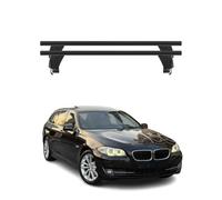 Menabo Barres de transversales pour BMW Série 5 F11 Break 2009-2017 Alu Noir ABE