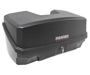 Menabo Boxxy Boîte de transport pour porte-vélos monté sur boule d’attelage ou sur hayon - Noir - 330 l