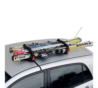 Menabo Lot de 2 porte-skis magnétiques verrouillables pour snowboard Noir