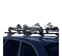 Menabo Lot de 2 porte-skis universels verrouillables Noir