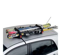 Menabo Porte-Skis Magnétique Snowboard Barres De Toit Verrouillables Noir 2x