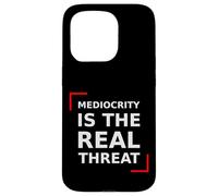 Menace, Motivation, mentalité, Discipline, Citation. Coque pour iPhone 15 Pro
