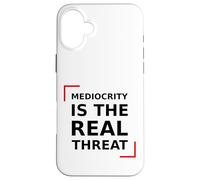 Menace, Motivation, mentalité, Discipline, Citation. Coque pour iPhone 16 Plus