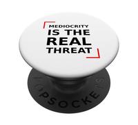 Menace, Motivation, mentalité, Discipline, Citation. PopSockets PopGrip Adhésif