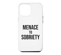 Menace to Sobriety Anniversary Mens Womens Sober AA Recovery Coque pour iPhone 12 Pro Max