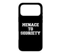 Menace to Sobriety Anniversary Mens Womens Sober AA Recovery Coque pour iPhone 17 Pro Max
