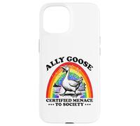 Menace to Society LGBT Pride certifiée par Ally Goose Coque pour iPhone 15