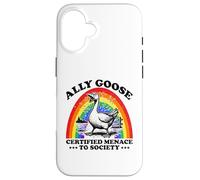 Menace to Society LGBT Pride certifiée par Ally Goose Coque pour iPhone 16
