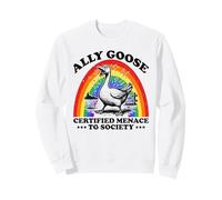 Menace to Society LGBT Pride certifiée par Ally Goose Sweatshirt