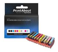 Ménage Cartouche d'encre Canon PFI-300PBK/MBK/C/R/M/Y/GY/CO/PM/PC Multipack 10 couleurs Packs couleur