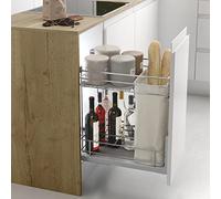Menage Confort Porte-bouteilles à pain pour meuble bas de cuisine de largeur extérieure 300 mm