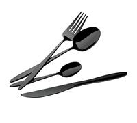 MÉNAGE DE COUVERTS 24 PIÈCES BERLINGER HAUS BH-3063 NOIR BRILLANT