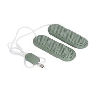 Ménage USB Séchoir à chaussures Résidence étudiante Adultes Désodorisant Bottes Chaussures Séchoir avec minuterie (OD Green)