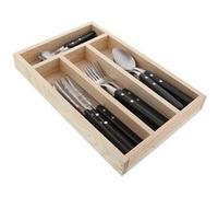 Ménagère 16 pièces Bistrot noir - Jean Dubost - Noir - Inox G