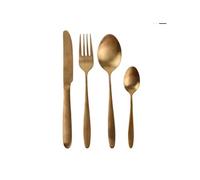 Ménagère 16 Pièces en Acier Inoxydable Cuivré - STELLA -