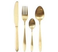 Ménagère 16 Pièces en Acier Inoxydable Doré - STELLA - ALTOBUY Or