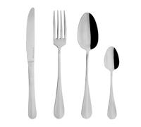 Ménagère 16 pièces Inox brillant Gamme LOUIS Avec 4 couteaux L 24 cm, 4 fourchettes L 21 cm, 4 cuillères à soupe L 21 cm et 4 cuillères à café L 14 cm