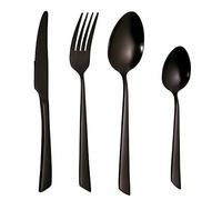 Ménagère 16 pièces delta black - Jean Dubost - Noir - Inox
