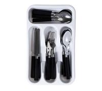Ménagère 16 Pièces & Range-Couverts ""Campus"" 32cm Noir