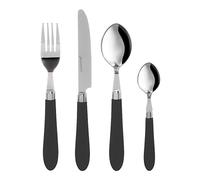 Ménagère 24 pièces 18/0 lisse noir