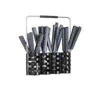 Ménagère 24 Pièces Avec Rack "Géo" 24cm Noir