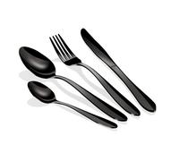 Ménagère 24 pièces - BERLINGER HAUS - BH-2630 - Acier inoxydable - Miroir noir - Compatible lave-vaisselle