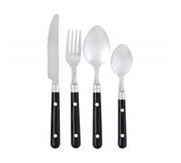 Ménagère 24 pièces ""bistrot"" Secret de gourmet - Noir