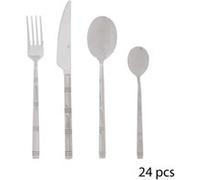 Ménagère 24 pièces Borah - Inox Argent G