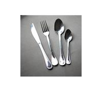 Albert de Thiers - Ménagère 24 Pièces - Acier Inoxydable - Finition Argentée - Épaisseur Fourchette 2.5 mm - Design Élégant - Livrée en Coffret Cadeau, Argent