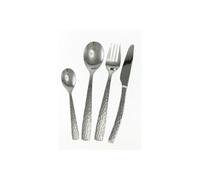 Ménagere 24 pieces facette acier inox martelé