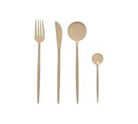 - Ménagère 24 Pièces Inox "Ida" 22cm Or