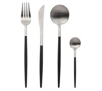 Ménagère 24 Pièces Inox ""Ida"" 27cm Noir