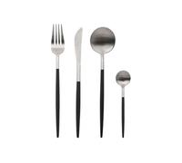 Ménagère 24 Pièces Inox ""Ida"" 27cm Noir